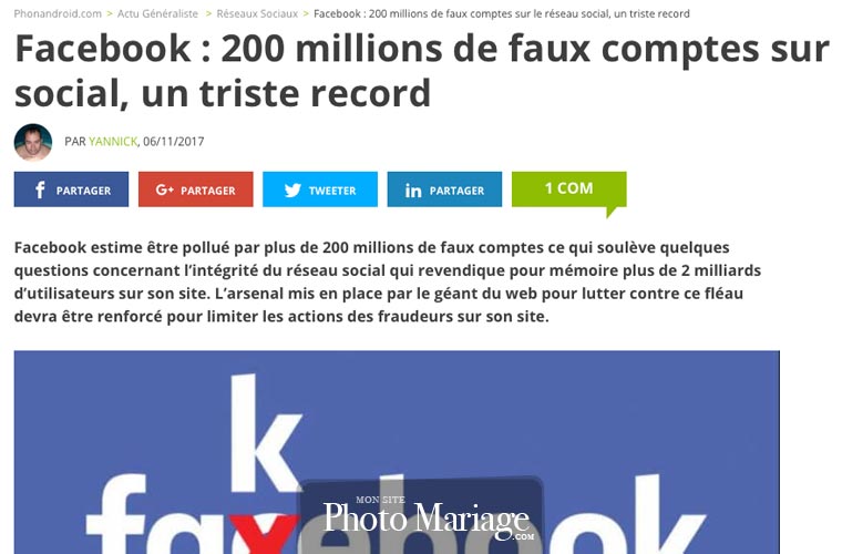Facebook : 200 millions de faux comptes sur le réseau social : l'usurpation d'identité grimpe en flèche sur Facebook